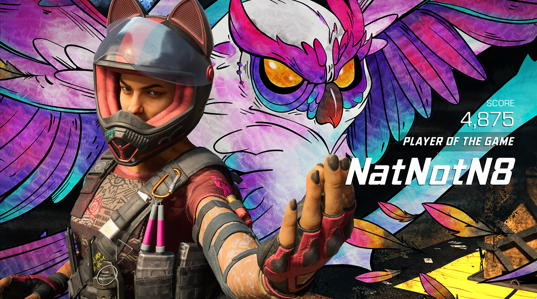 player of the game with owl